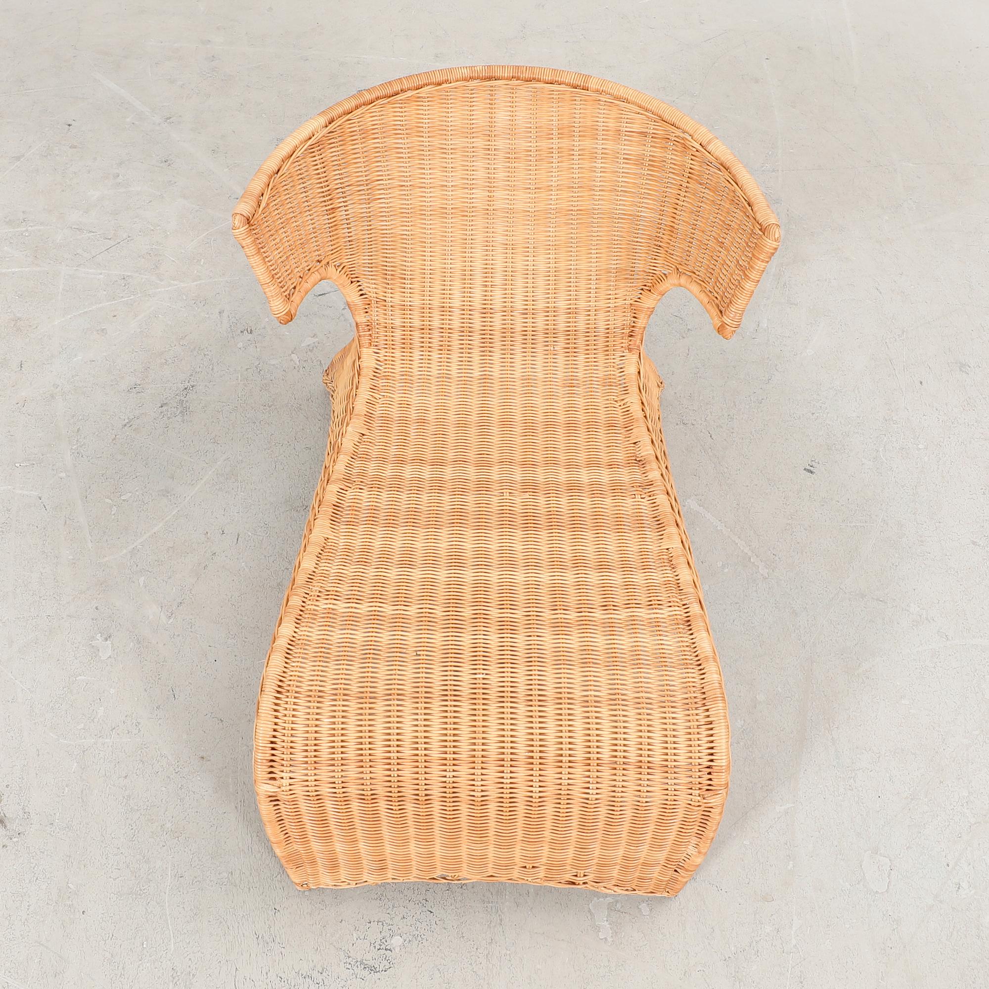 Monika Mulder,  Sävö rattan lounge chair IKEA 2001.