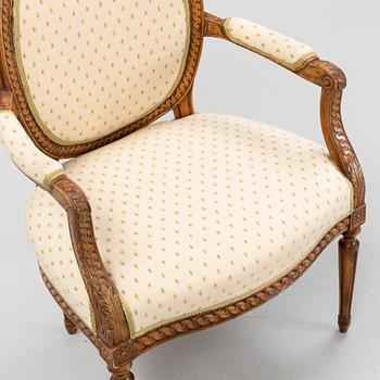 A Gustavian armchair, second half of the 18th Century.