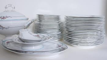 SERVISDELAR, ca 48 st, porslin, "Göta", Rörstrand.