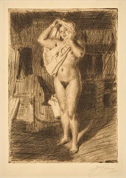 Anders Zorn, "Bärsärk".