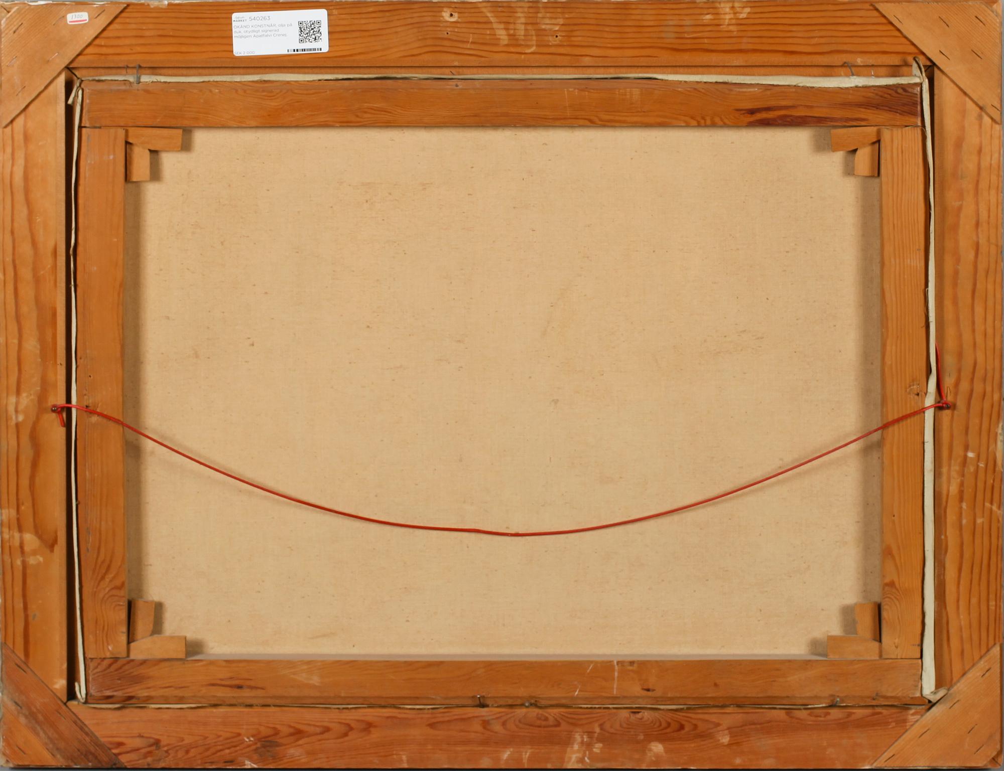 CZENE JANOS APATFALVI, olja på duk, signerad.