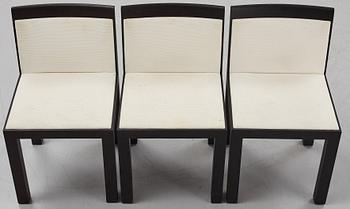 Aldo Rossi & Luca Meda, a set of six 'Teatro' chairs from Molteni, Italy.
