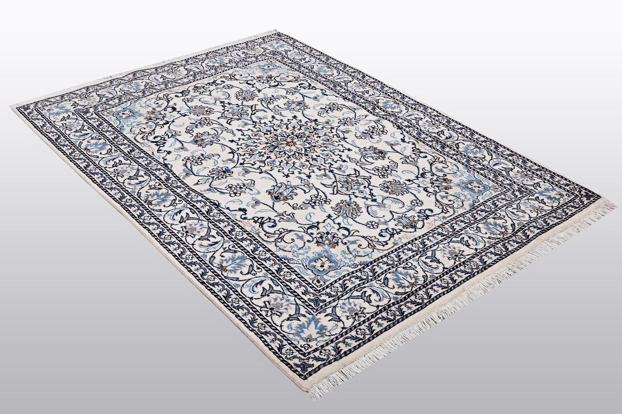 A rug, Nain, part silk, sk 9 LAA, ca 209 x 146 cm.