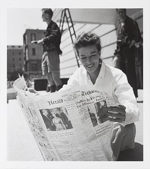 Per-Olow Anderson, "Katharine Hepburn photographed 1954 in Venice".