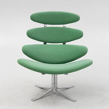 Poul Volther, fåtölj, "Corona EJ 5", Erik Jørgensen, Danmark.