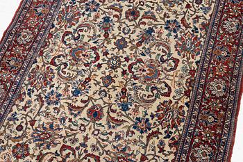 Matta, semiantik Najafabad, Isfahan området, ca 208 x 138 cm.