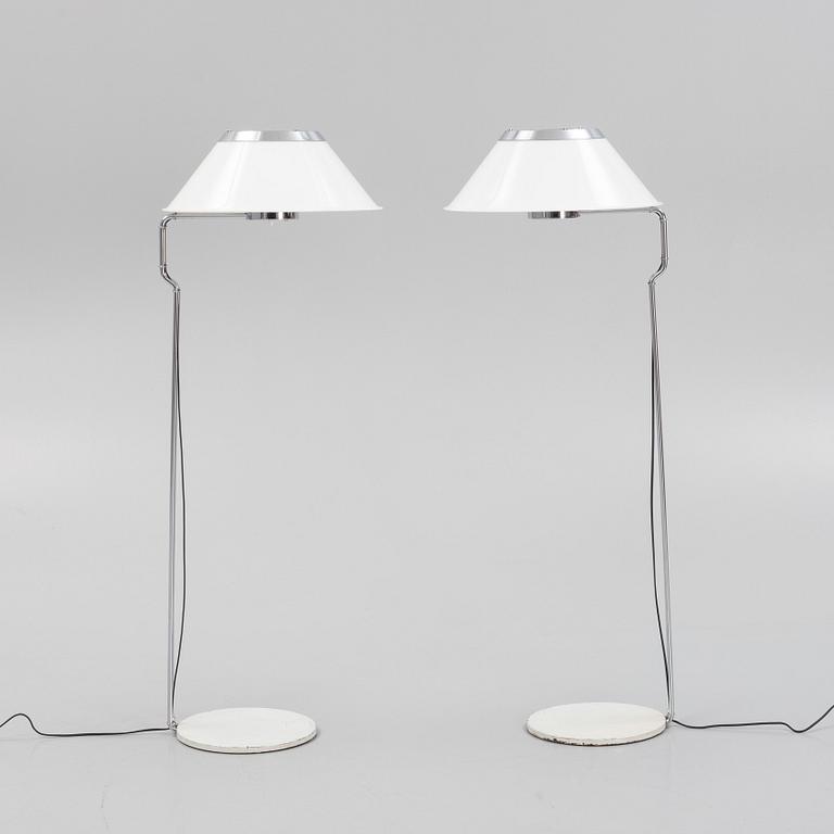 A pair of 'Mars' floor lamps by Per Sundstedt for Ateljé Lyktan, late 20th Century.