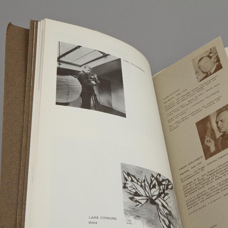 KONSTKATALOG, "Document aspect 61", samt BOK, Jean Tinguely, "A Magic Stronger than Death".