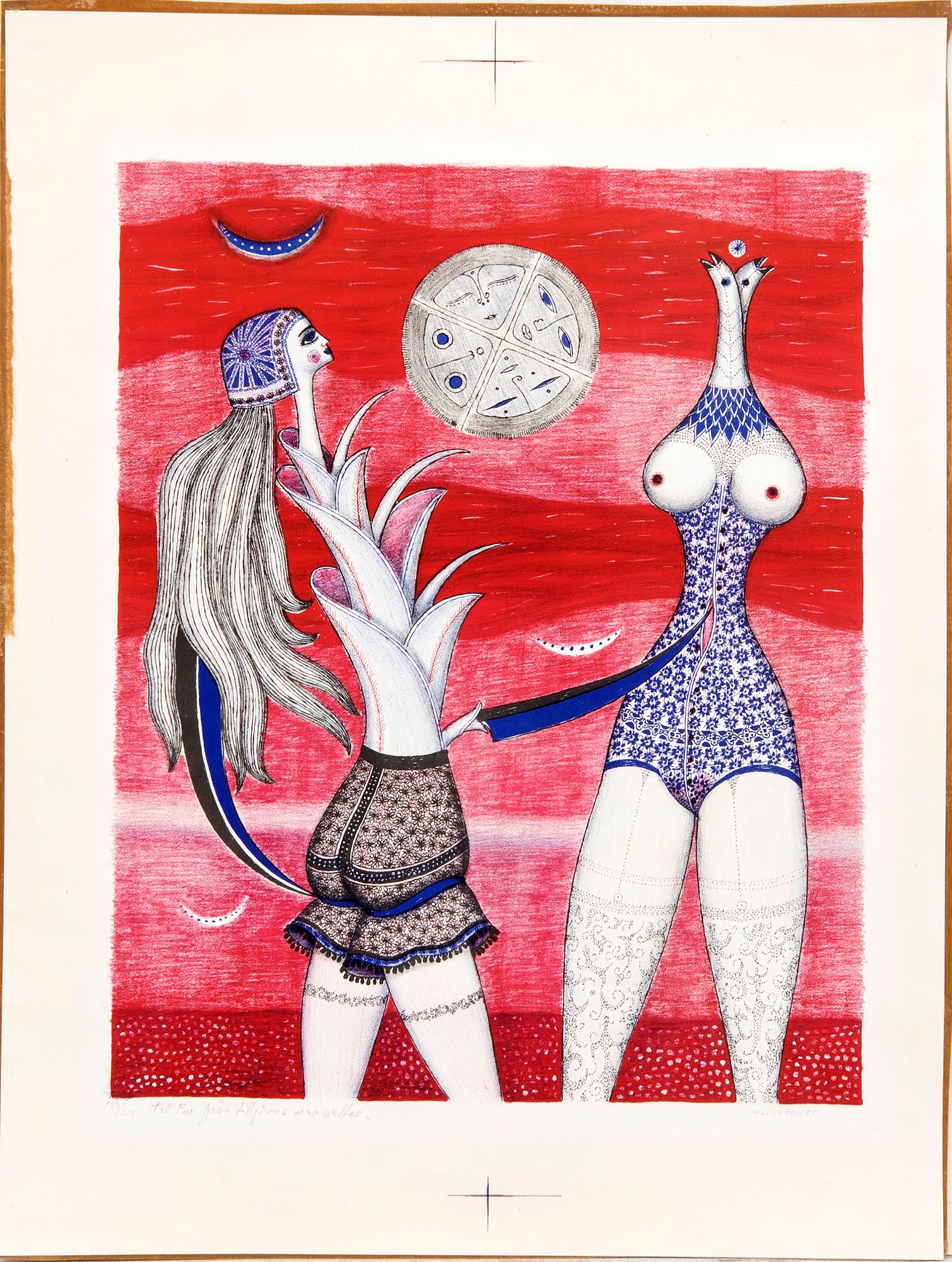 Max Walter Svanberg, poster signed dated and numbered 55 187/200.