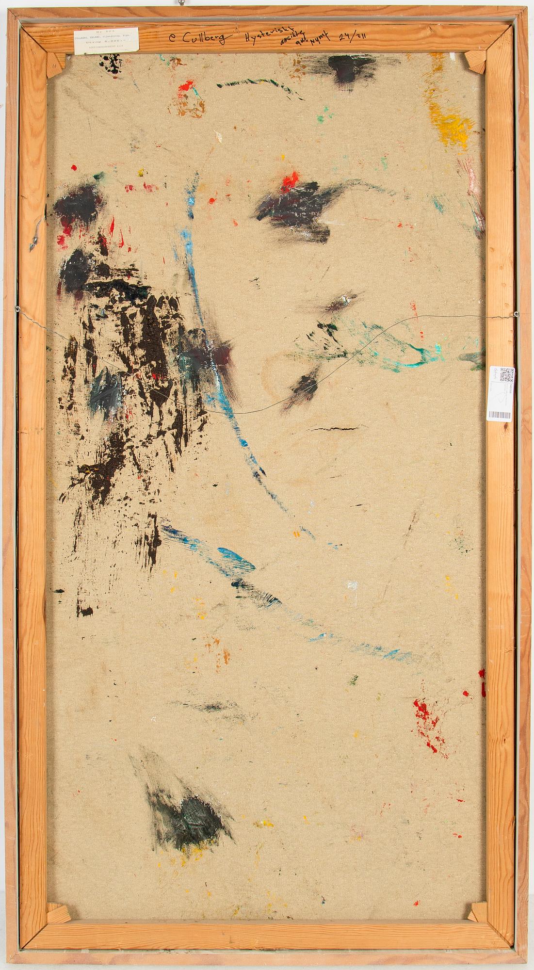 Erland Cullberg, olja på duk, signerad.