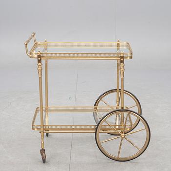 SERVERINGSVAGN, mässing. 1900-talets andra hälft.