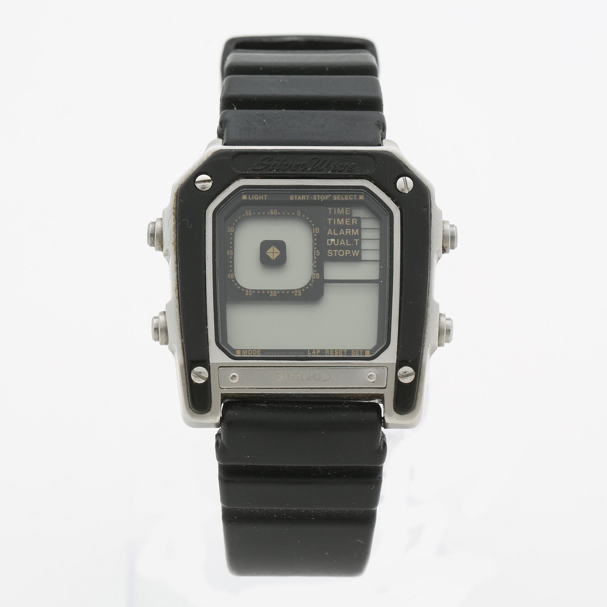 SEIKO, Silver Wave, wristwatch, 36 mm,