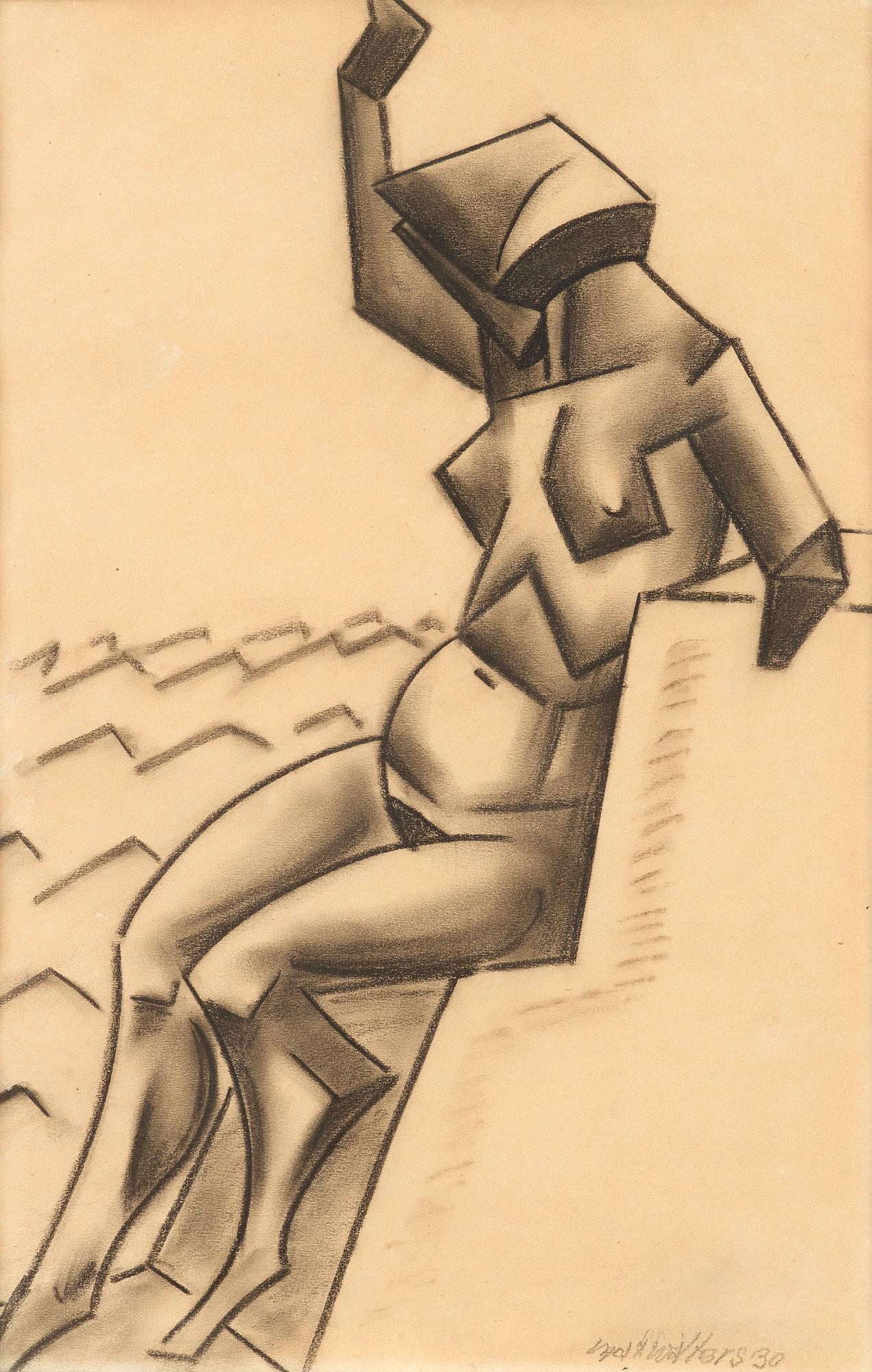 MAX WALTER SVANBERG, drawing signed and dated.