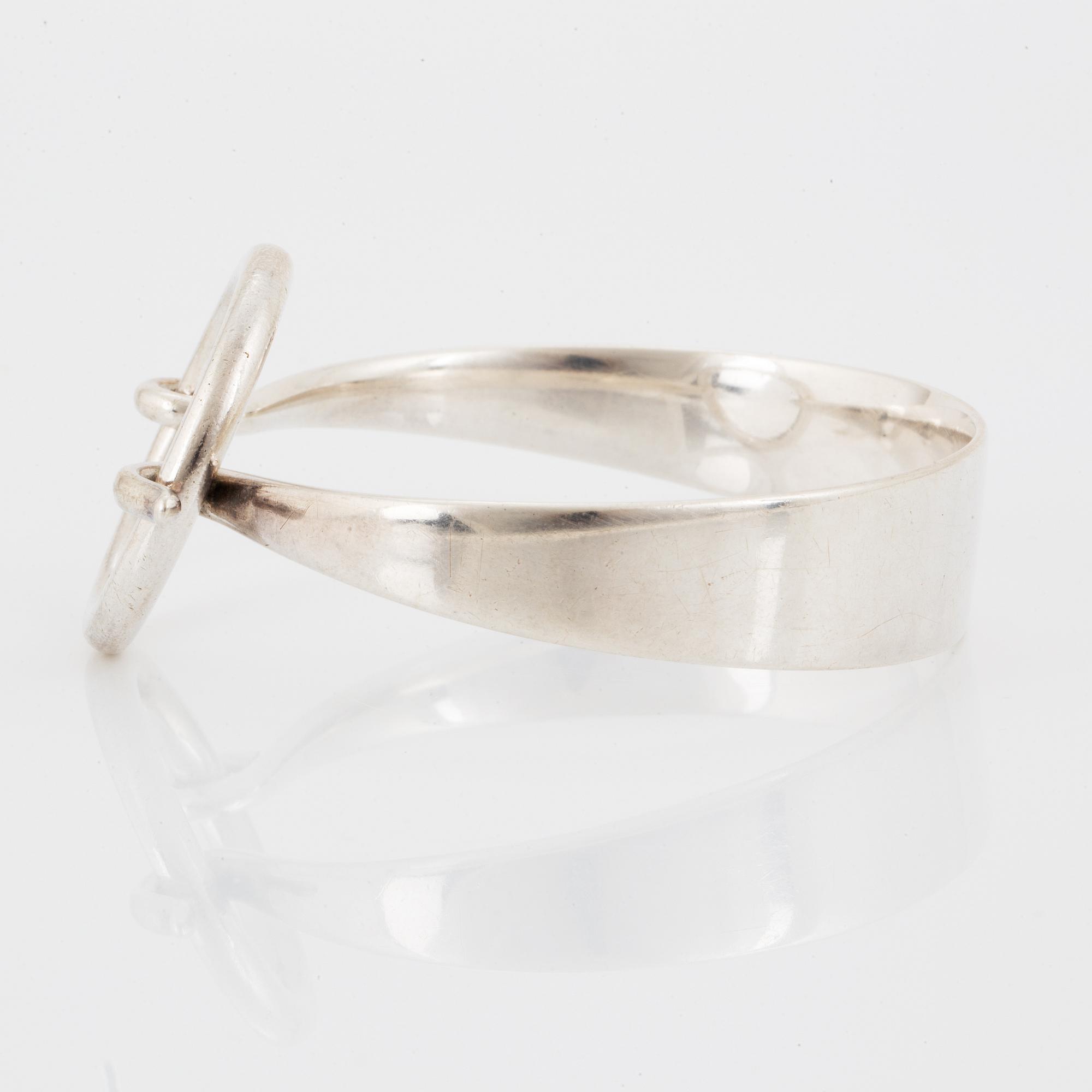 BENT GABRIELSEN, för Hans Hansen, armband, nr 252, sterlingsilver.