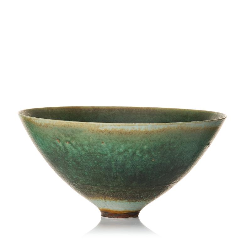 Kyllikki Salmenhaara, a stoneware bowl, Arabia, Finland 1950's.