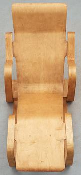 MARCEL BREUER, vilstol, "A Long Chair", sannolikt Isokon, England, efter 1936.