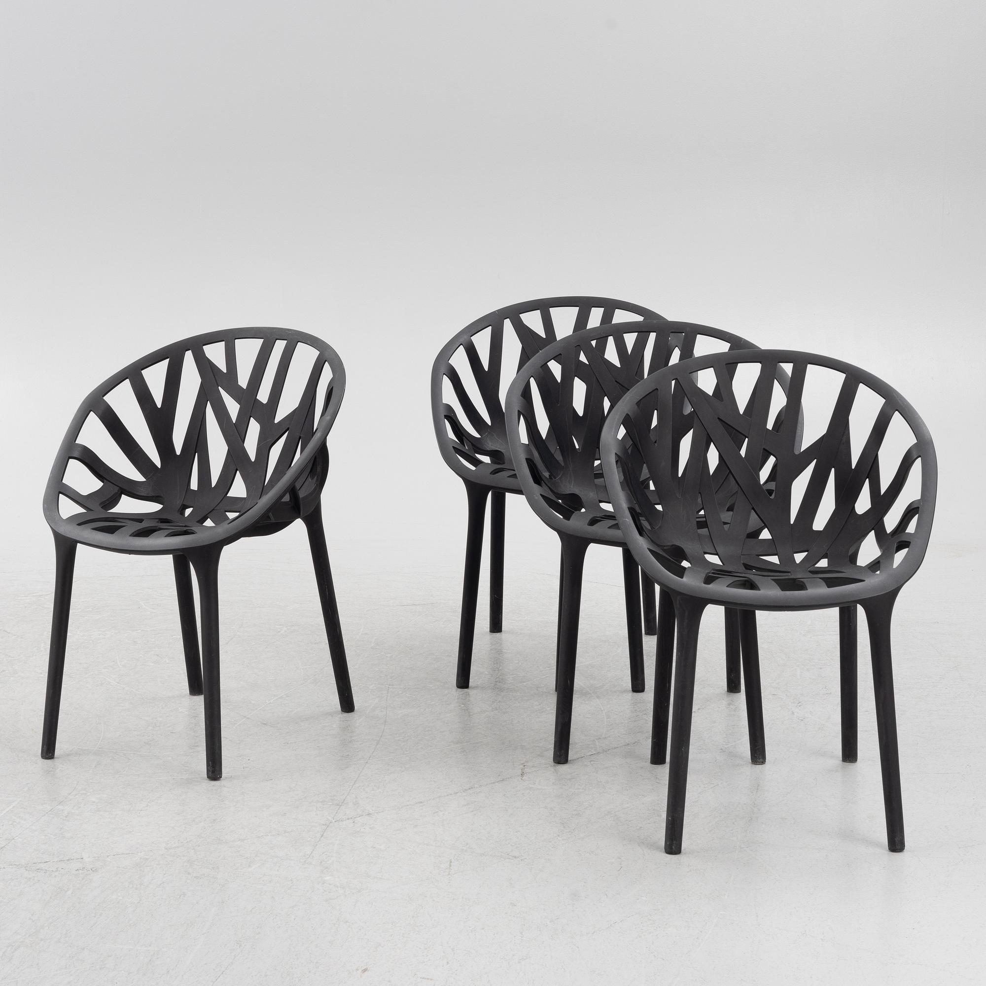 Ronan & Erwan Bouroullec, armchairs, 4 pcs, "Vegetale Chair", Vitra.