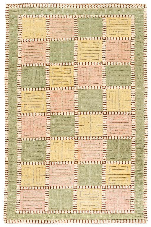 MATTA. "Ursula". Reliefflossa. 266,5 x 166 cm. Signerad AB MMF (AB Märta Måås-Fjetterström).