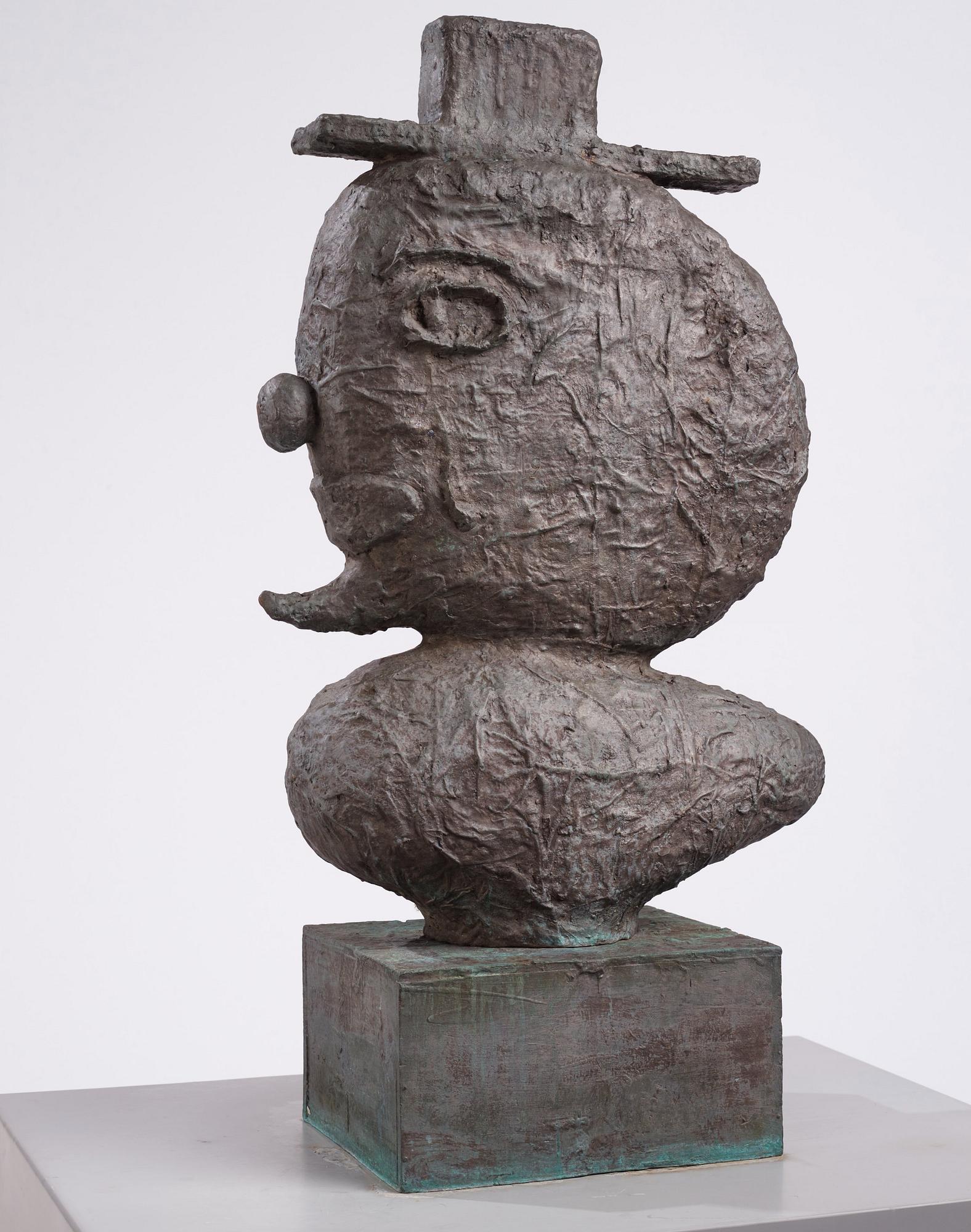 Donald Baechler, ”Man with Hat”.