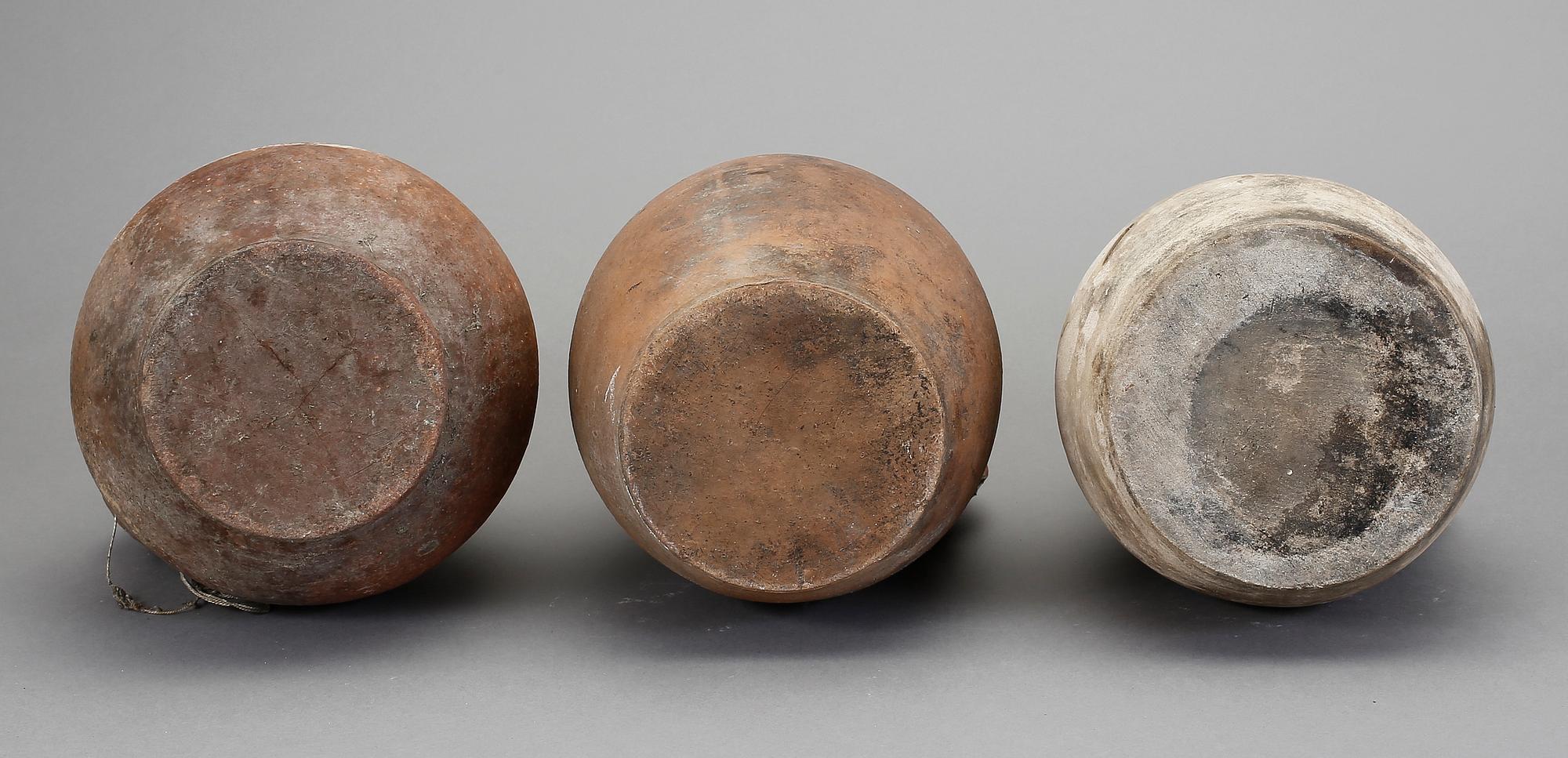 KRUS, 3 st, lergods, Europa, 1800-tal.