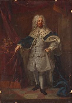 Georg Engelhard Schröder, hans krets, "Fredrik I av Sverige" (1676-1751).