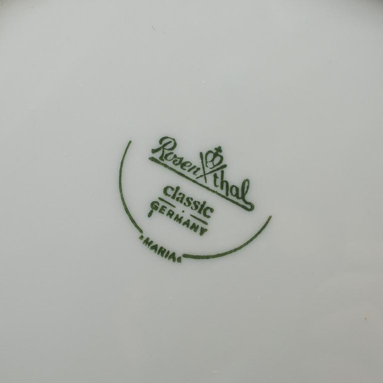 MATSERVIS, 58 delar, porslin, "Maria Björnbär", Rosenthal.
