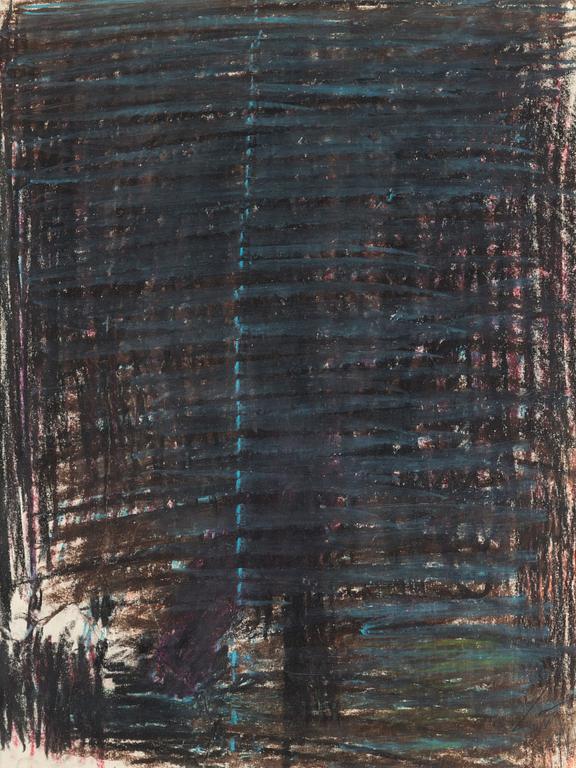 EDDIE FIGGE, pastel, executed in the late 50's, signed.