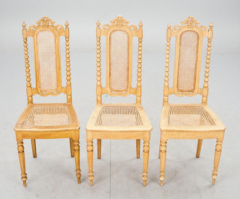 STOLAR, 6 st nyrenässans, 1800/1900-tal.