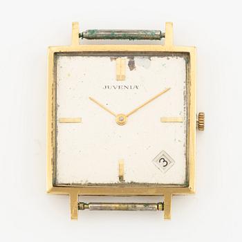 Juvenia, 18K gold, wristwatch, 28 mm.