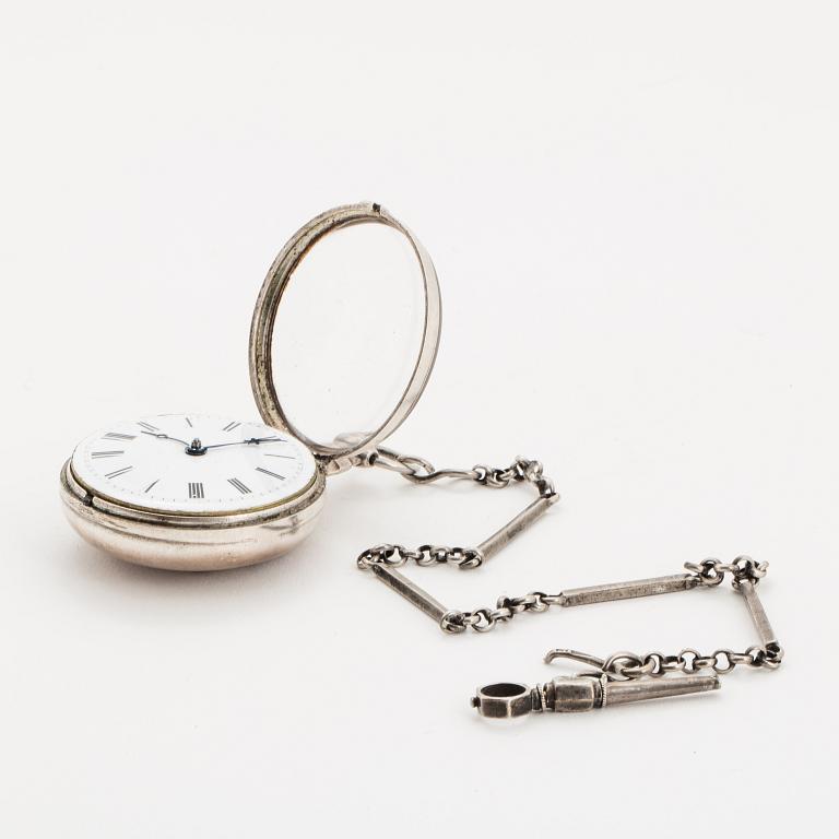 Pocket watch, 18th Century, 59 mm.