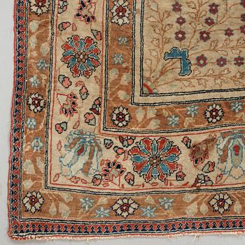 RUG. Antique/Semi-antique Kashan so called Motachem. 219,5 x 134,5 cm.