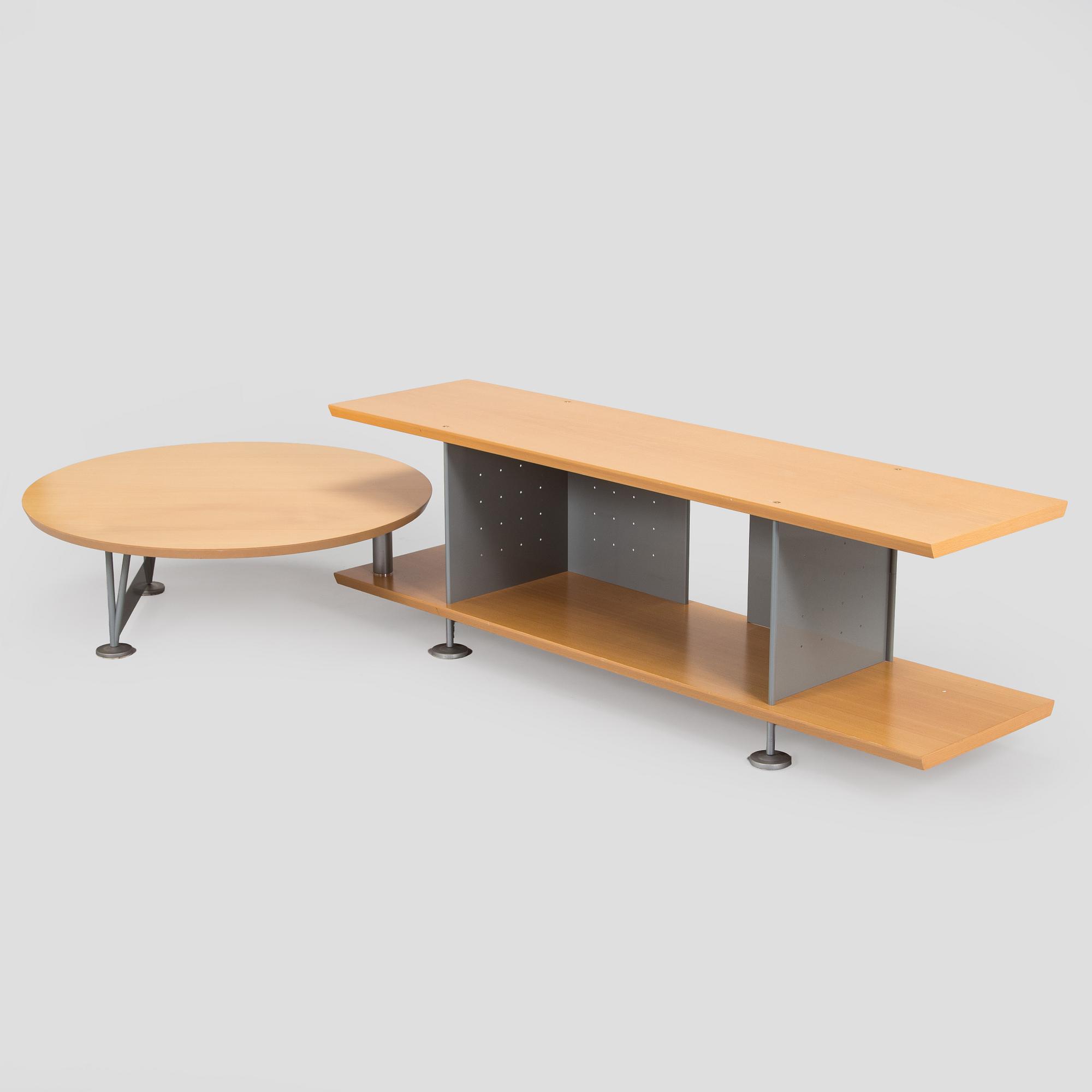 A sideboard / TV stand, Ligne Roset, 2000s.