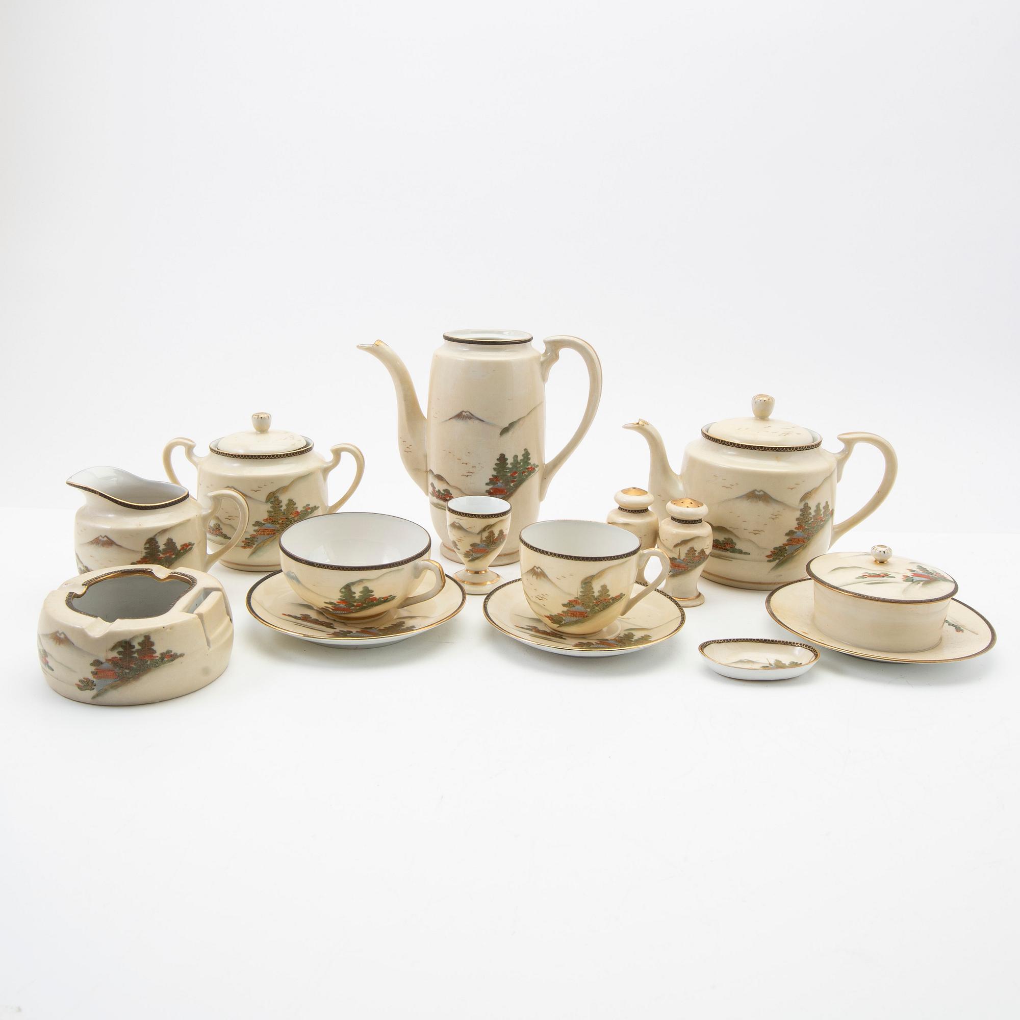 Servis, 99 delar, Japan, "Soko China", 1900-tal.