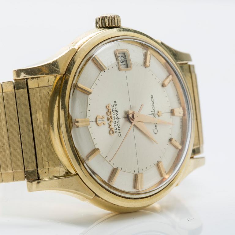 OMEGA, Constellation, Chronometer, s.k. "Pie-Pan", armbandsur, 34 mm,