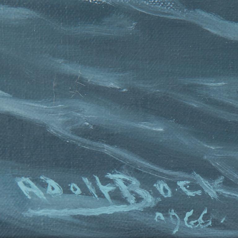 ADOLF BOCK, olja på duk. Signerad och daterad 1966.