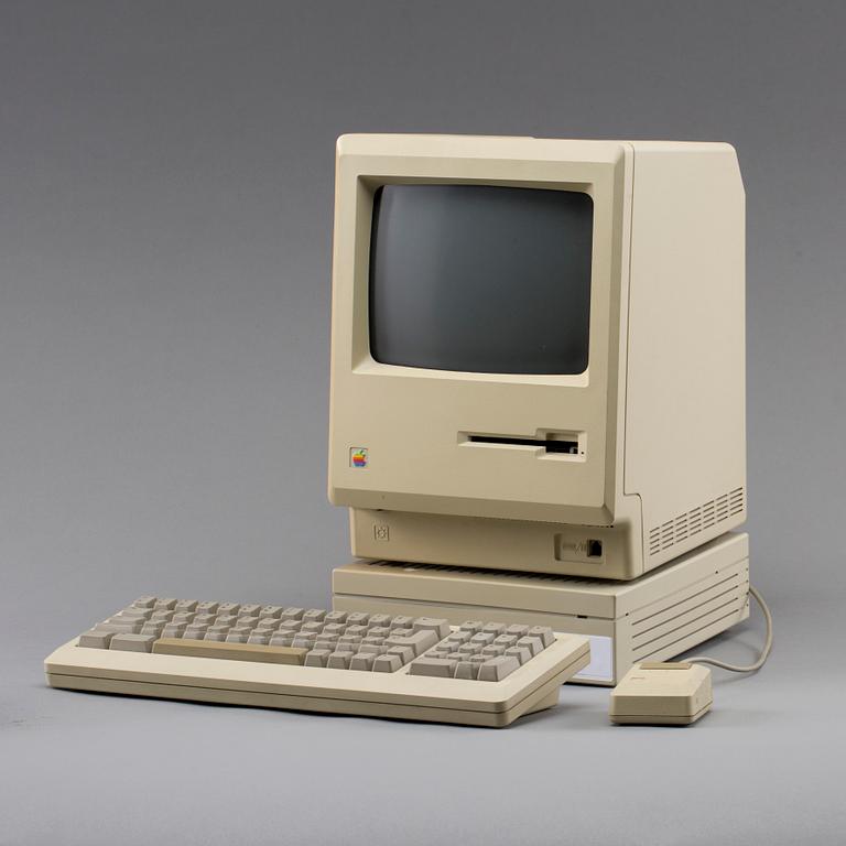 BÄRBAR DATOR, Macintosh Plus 1Mb, separat hårddisk 20SC.