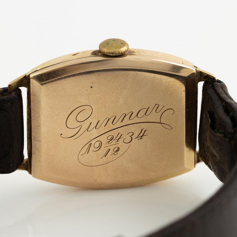 Mido, armbandsur, 14K guld, 26,5 mm.