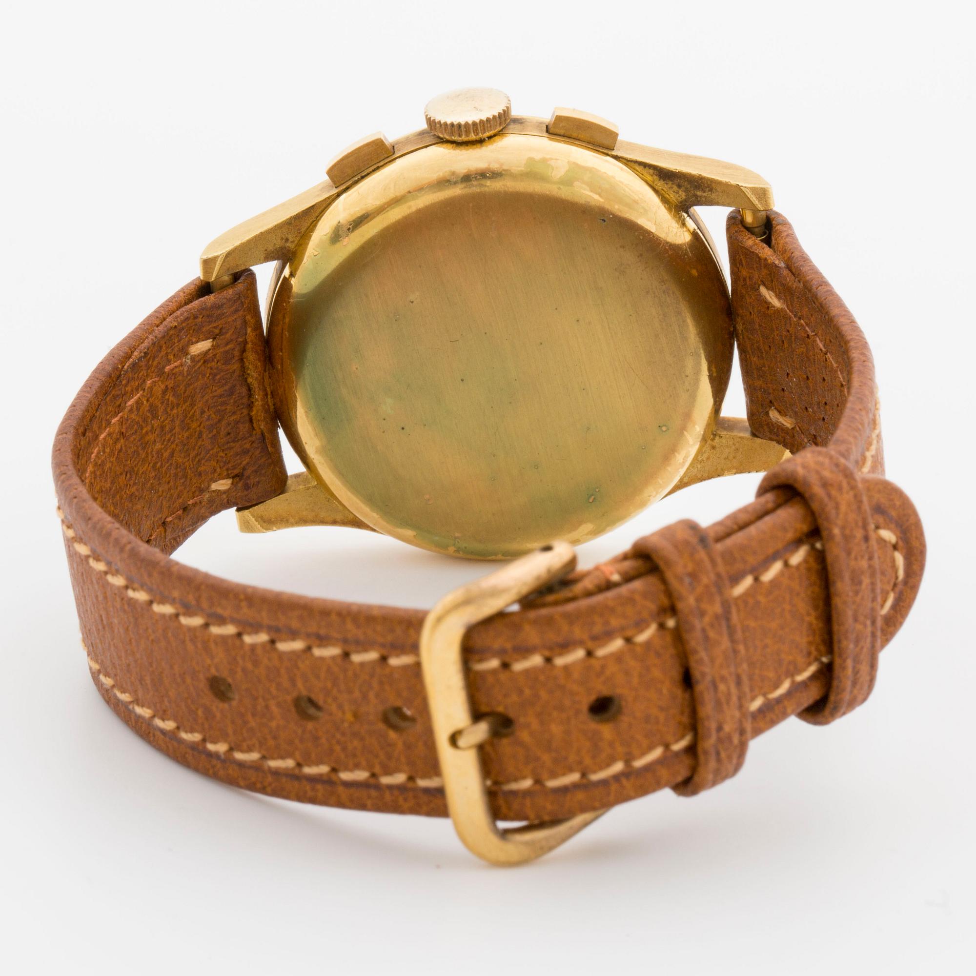 TELDA kronograf, armbandsur, 34 mm,