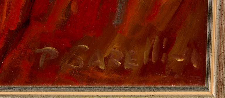 PAAVO SARELLI, oil on board, signed and dated -01.