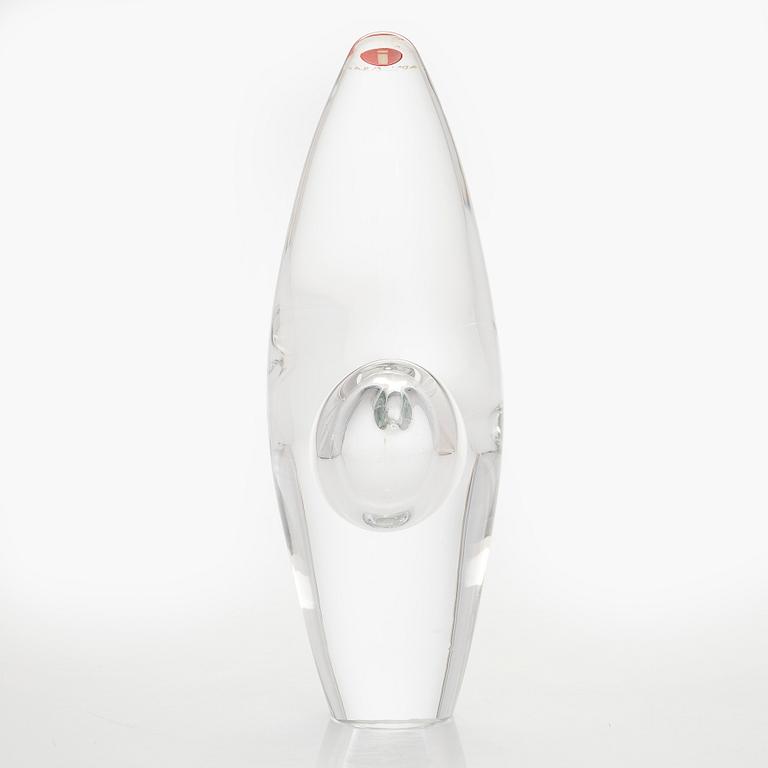 Timo Sarpaneva, glasskulptur, "Orkidé", signerad Timo Sarpaneva 15/1987.