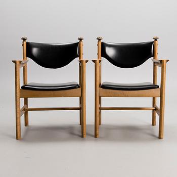 ERIK UHLENIUS, a pair of "Pixen" open armchairs for Lepokalusto 1960s.