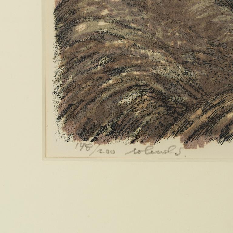 Roland Svensson, 3 färglitografier, signerade och 2 numrerade.