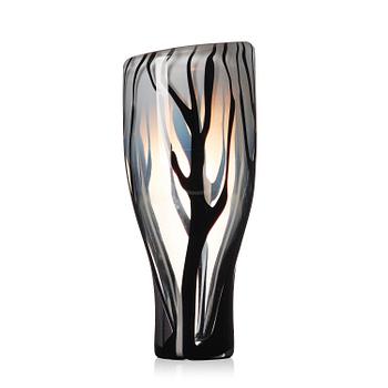 17. Vicke Lindstrand, a "Träd i dimma" (Trees in Fog) glass vase, Kosta, Sweden, 1950s-60s.