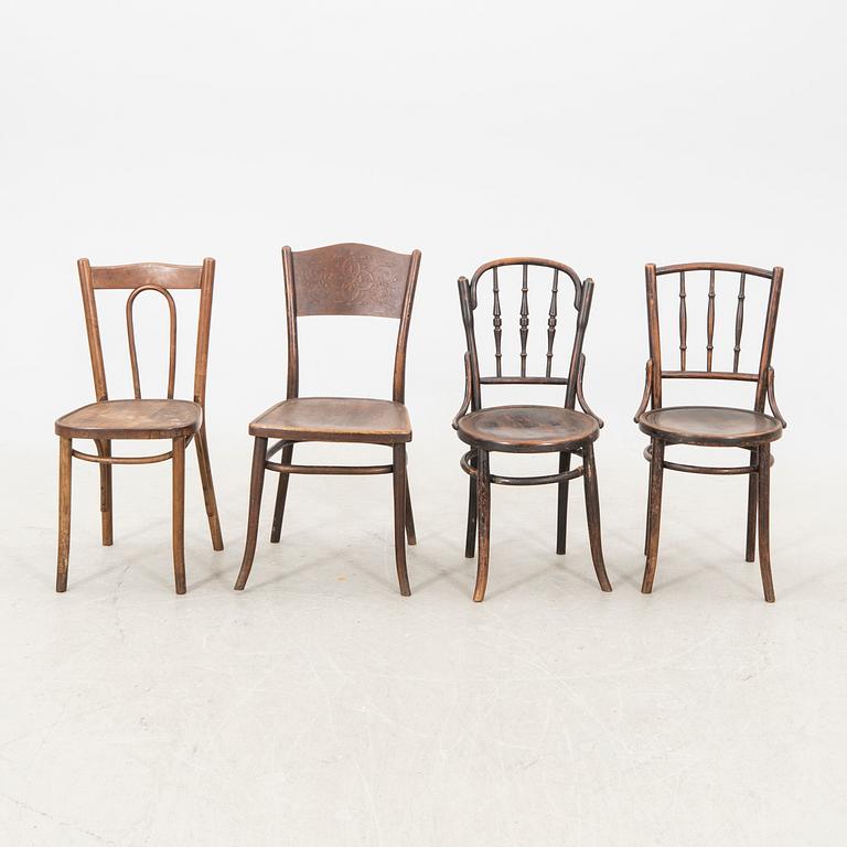 Stolar 4 st olika modeller tidigt 1900-tal.