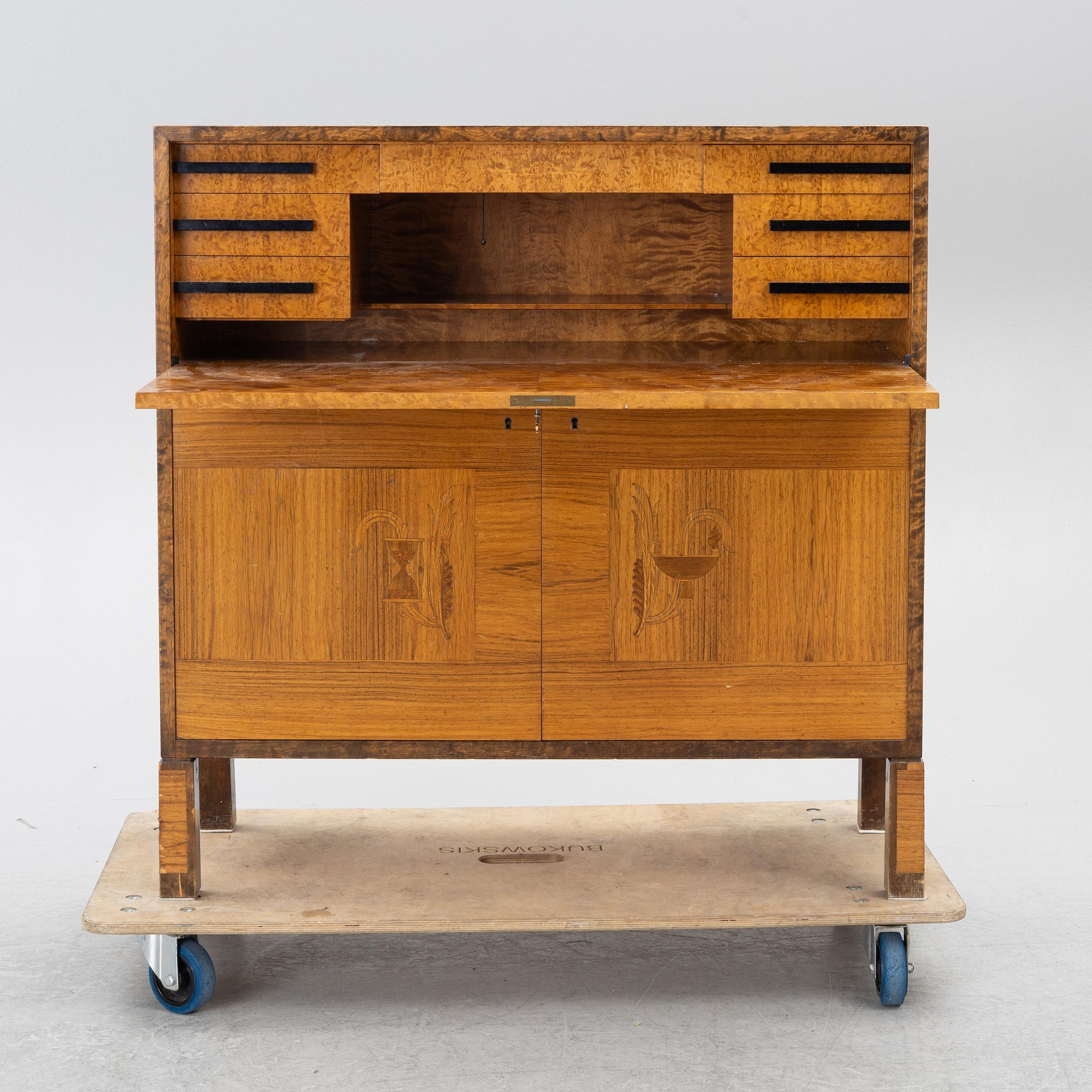 Sekretär, Swedish Grace, Svenska Möbelfabrikerna, Bodafors, 1930-tal.
