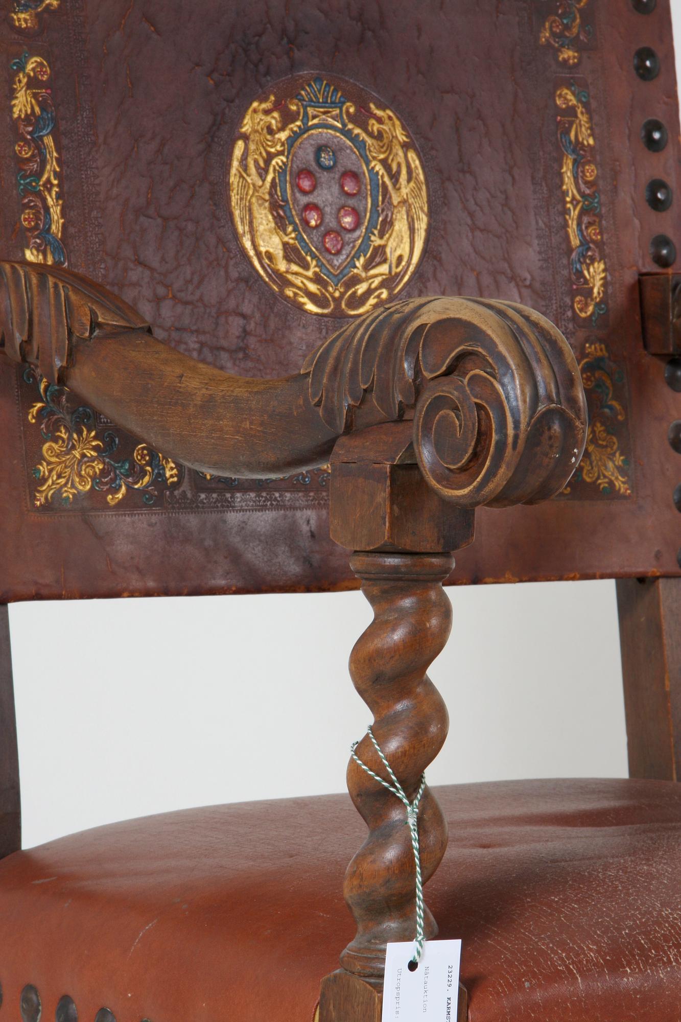 KARMSTOL, barockstil.