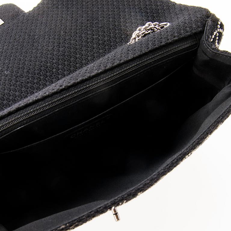 CHANEL Paris Shanghai Jumbo Strass Flap Bag.