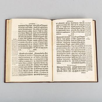 ”Röda boken” 1576 med en serie bibliofila provenienser.