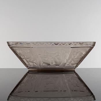 SIMON GATE, skål, "Paradis", Orrefors, 1929.