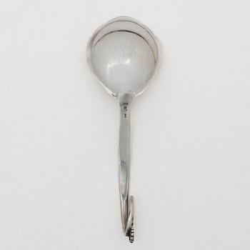 Georg Jensen, a sterling silver serving spoon, Denmark 1933-44.